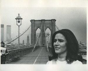 Elizabeth Holtzman at Brooklyn Bridge