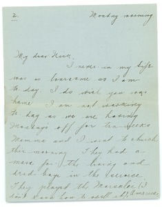 Letter from Letitia Crane to Frank F. Newth