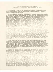 Confidential memorandum regarding the significance of the proposed encyclopedia of the Negro