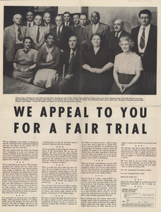 We appeal to you for a fair trial