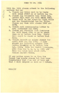 Memorandum from W. E. B. Du Bois to A. G. Dill