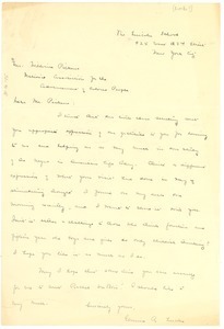 Letter from Elmina R. Lucke to William Pickens