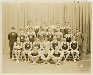 The 1928 Springfield College Swimming and Diving team