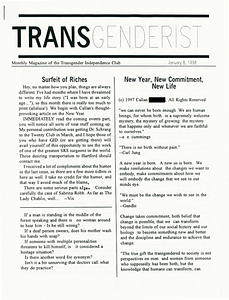 The Transgenderist (January 8, 1998)