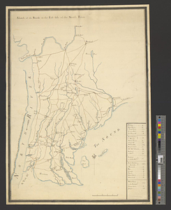 Sketch of the roads on the east side of the North River