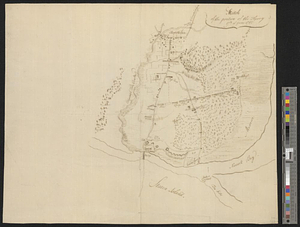 Sketch of the position of the army, 17th of June 1780