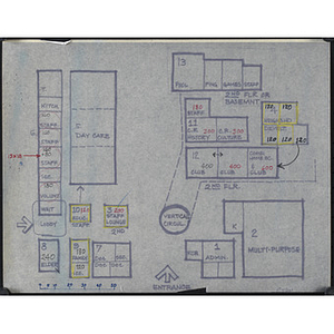 Harriet Tubman House room layout