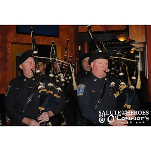 The Boston Police Gaelic Column of Pipes and Drums at "Salute For Our Heroes"
