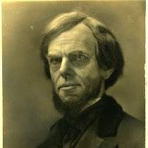 Judge John G. Brackett as Abraham Lincoln
