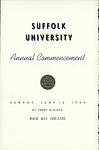 1966 Suffolk University commencement program (all schools)