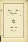 1934 Suffolk University Law School commencement and class day programs