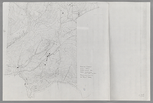 Eastern portion of Hopkins Forest topographic map