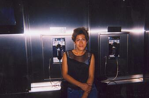 Photographs of Melissa Posing in Front of Pay Phones