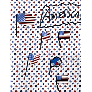 "America" card sent to Boston Medical Center