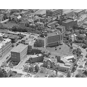 Roxbury, New England Baptist Hospital and the area, Boston, MA