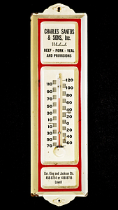 Charles Santos and Sons thermometer
