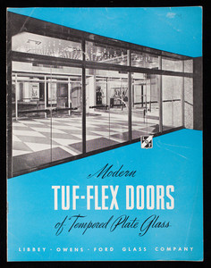 Modern Tuf-Flex Doors of tempered plate glass, Libbey-Owens Ford Glass Company, Nicholas Building, Toledo, Ohio