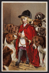 Trade card for Hood's Sarsaparilla, C.I. Hood & Co., apothecaries, Lowell, Mass., undated