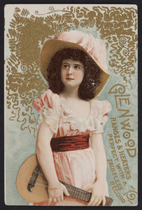 Trade card for Glenwood Ranges & Heaters, C.F. Wing, New Bedford, Mass., undated