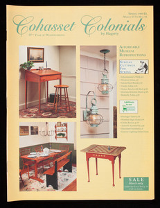 Cohasset Colonials by Hagerty, spring 1995, March 15 to May 15, Parker Avenue, Cohasset, Mass.