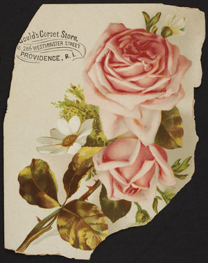 Trade card for Gould's Corset Store, 286 Westminster Street, Providence, Rhode Island, undated