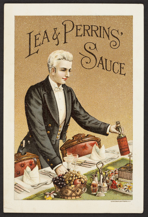 Trade card for Lea & Perrins' Sauce, John Duncan's Sons, New York, New York, undated