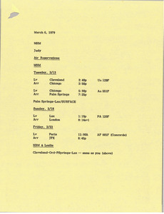 Memorandum from Judy A. Chilcote to Mark H. McCormack