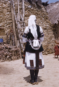 Barbara Halpern in ethnic costume