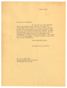 Letter from Ellen Irene Diggs to Colored Manual Training School