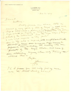 Letter from J. A. Moore to N.A.A.C.P.
