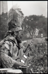 Dr. John at Summerthing's Sunset Series: Dr. John playing guitar