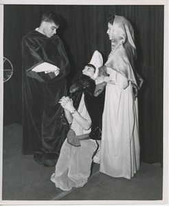 Performers in Christmas pageant