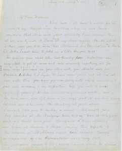 Letter from Samuel May Jr. to Erasmus Darwin Hudson