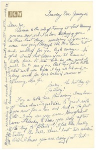 Letter from Judy G. Wood Langland to Joseph Langland