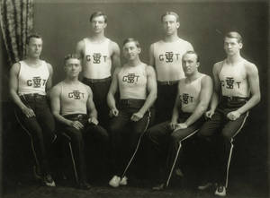 Early Men's Gymnastics Team