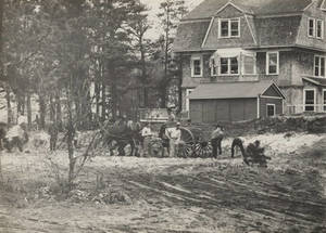 Breaking the ground by the Gulick's House