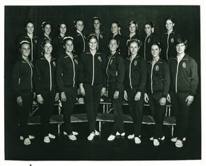 1974-1975 Springfield College women's gymnastics team