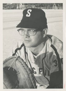 SC baseball player Charles D. Widmer, ca. 1968
