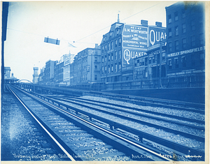 Subway incline, North Station looking northeast