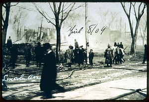 Lincoln Ave Fire, April 8, 1909