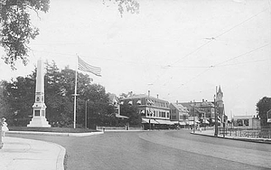 Monument Square and Humphrey Street