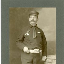 Walter Horace Peirce, Fire Chief in uniform