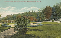 Norumbega Park, River Court Looking East, Auburndale, Mass., U.S.A.