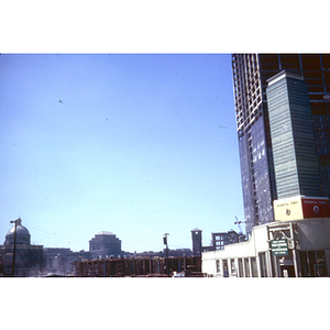 Prudential Tower under construction