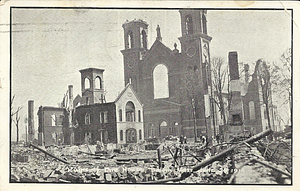 Salem Fire of 1914, Ruins of Fire House