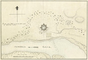Plan of the post at the west end of Oneida Lake