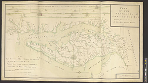 Plan of the peninsula of Chesopeak Bay