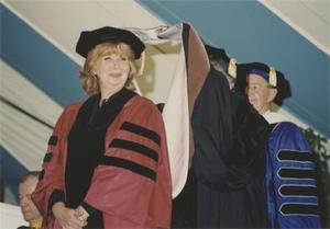 Honorary Degree Recipient Being Honored