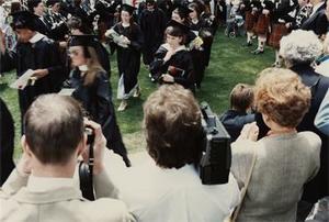 Graduates during Commencement 1990, II.