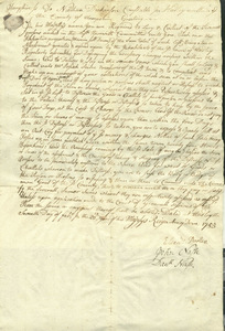Tax warrant for Hadley Third Precinct, February 07, 1753